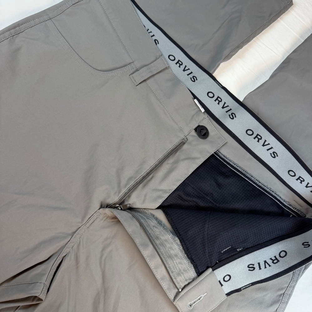 Orvis Performance Pants Mens 38x29 Gray Stretch Outdoor Hiking Item 1716851 NOTE